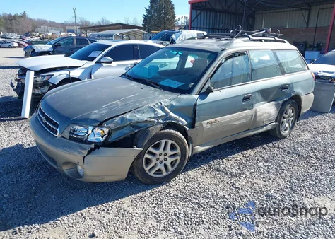2000 Subaru Outback z USA, uszkodzony, nr VIN 4S3BH6754Y7654332